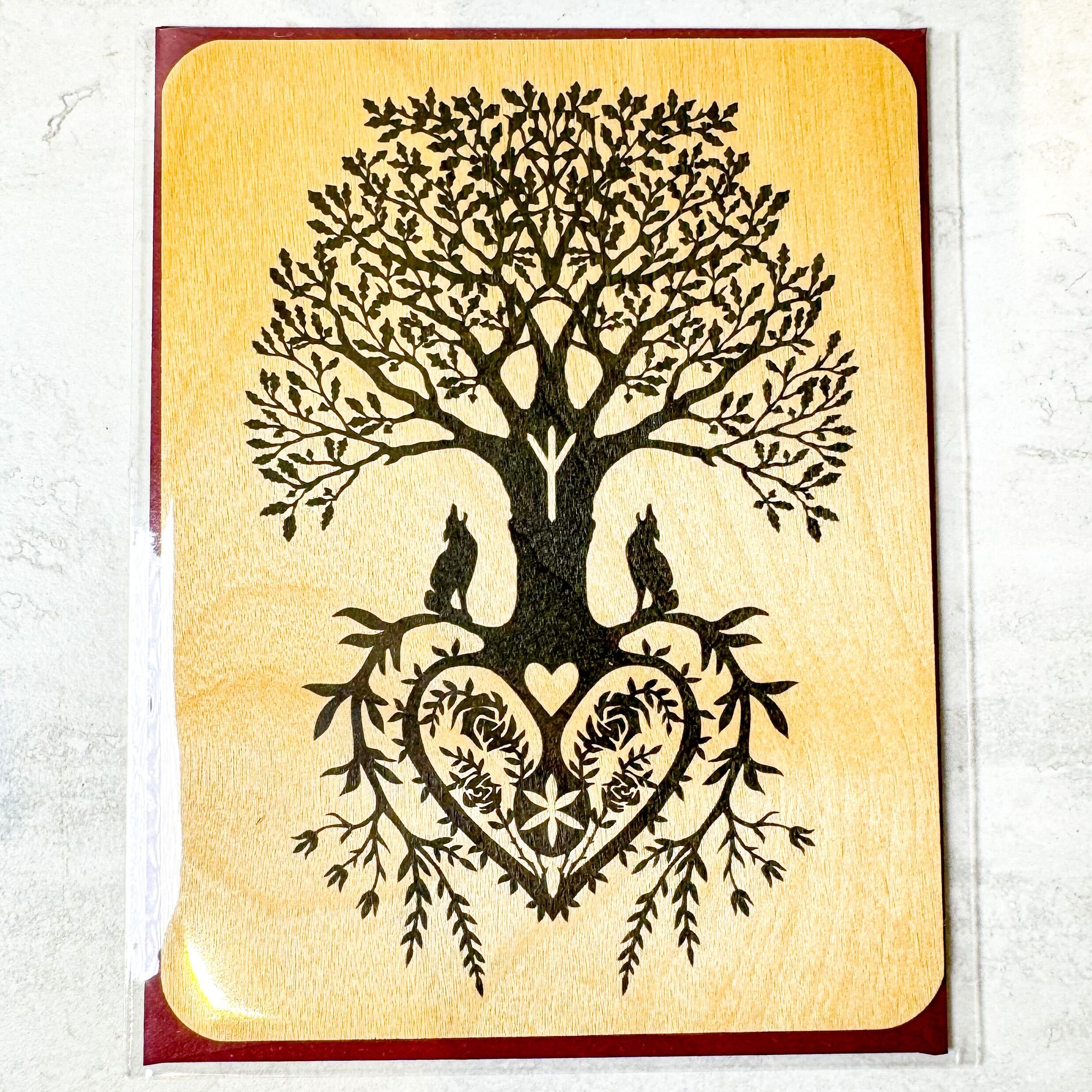 Wood Greeting Cards | Various Designs