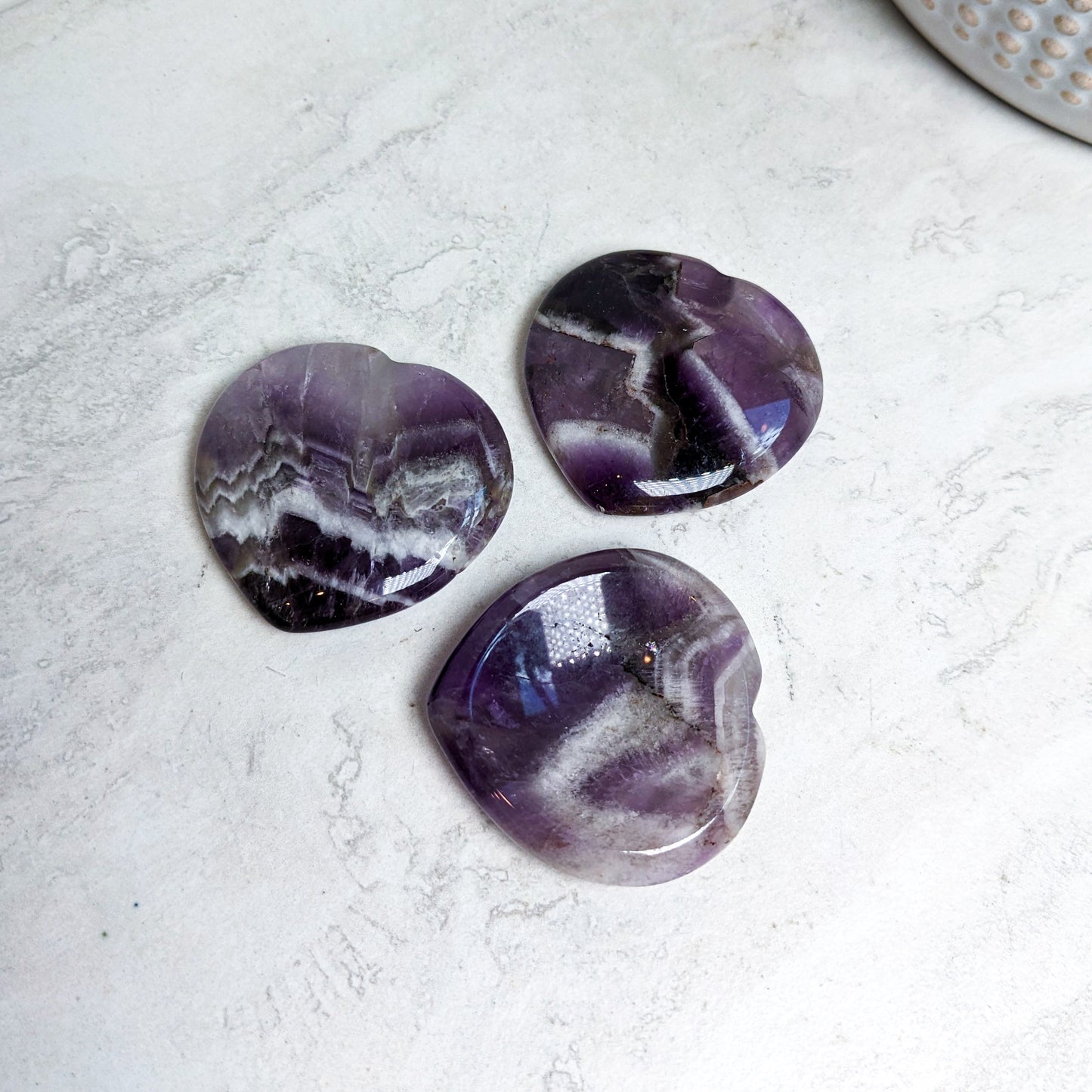 Heart Shaped Worry Stones | Various Crystals