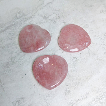 Heart Shaped Worry Stones | Various Crystals