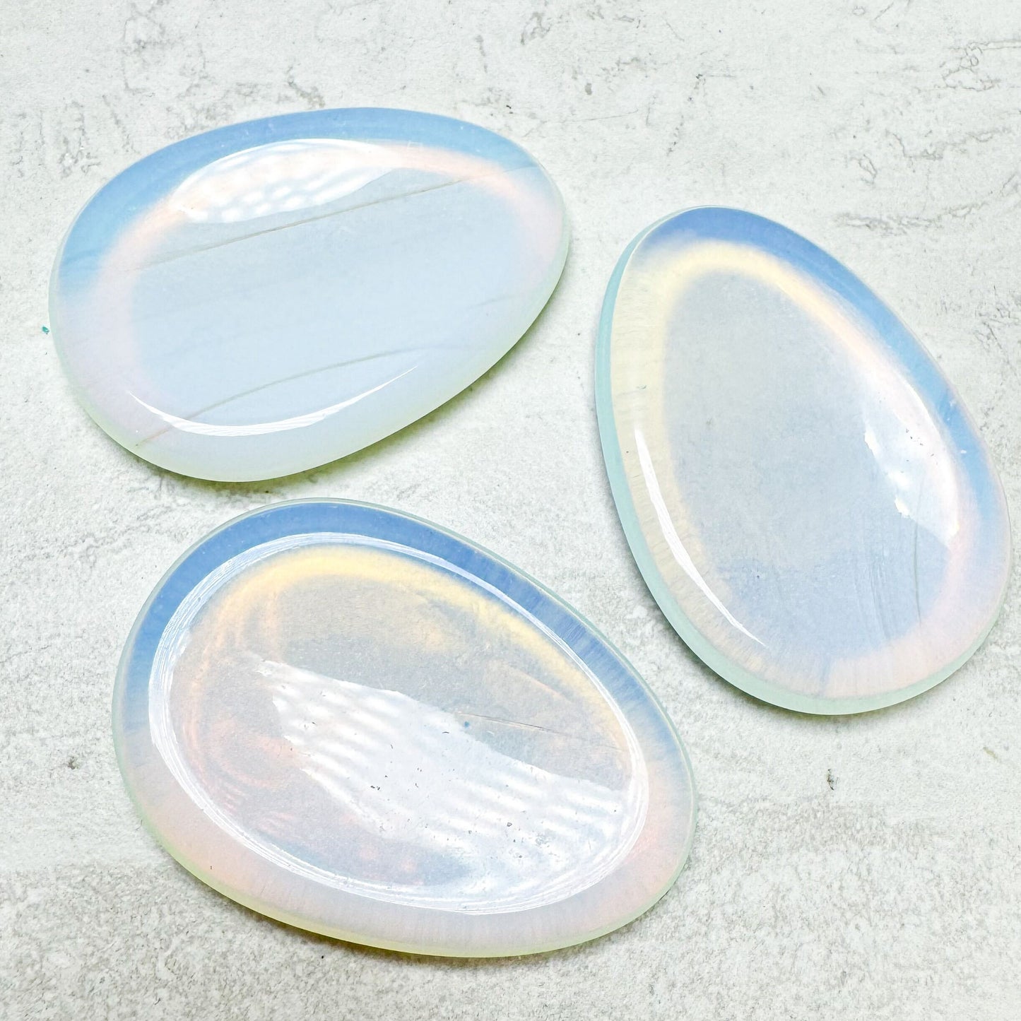 Opalite Worry Stones