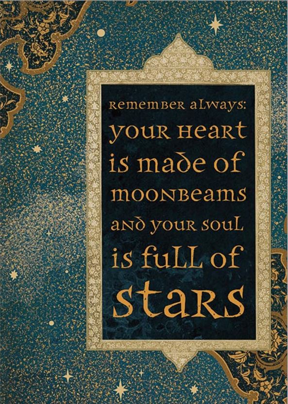 Your Heart is Made of Moonbeams Greeting Card