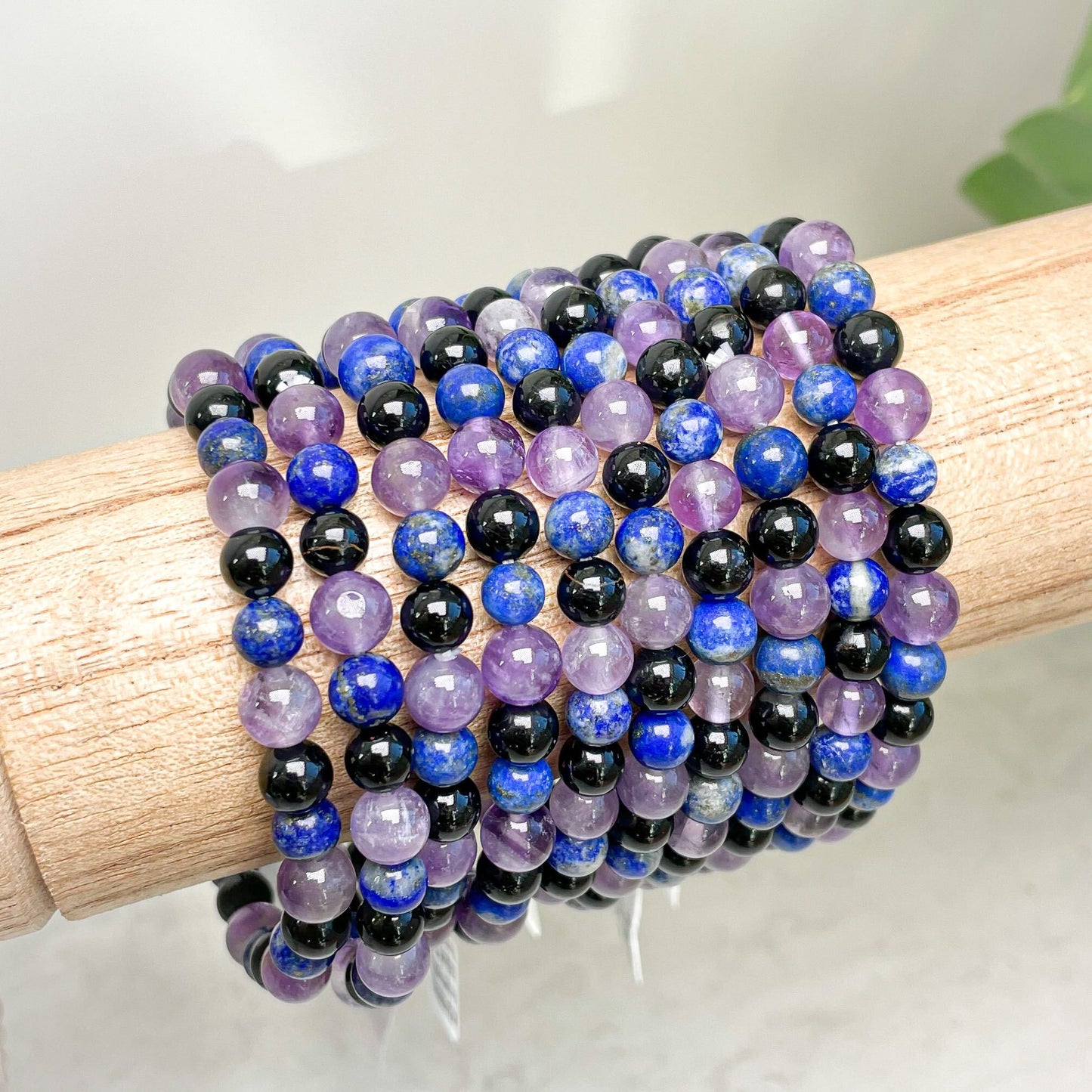 6mm Assorted Crystal Bead Bracelets