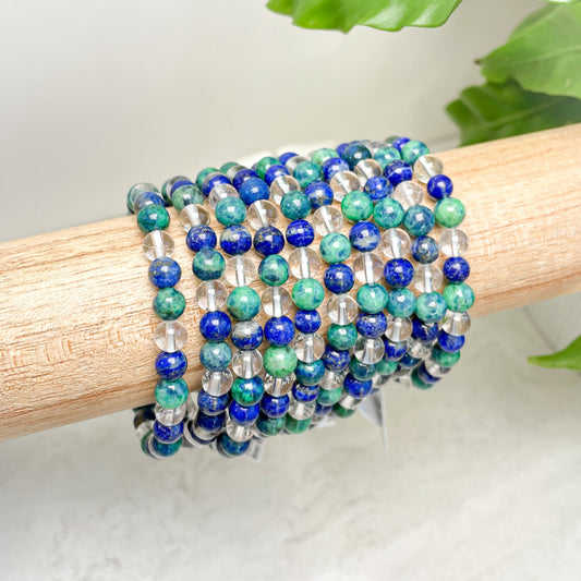 Crystal 6mm Beaded Bracelets