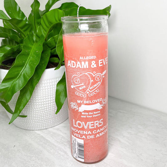 Adam & Eve Pink 7 Day Candle