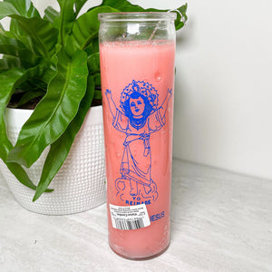 Divine Child Jesus Pink 7 Day Candle