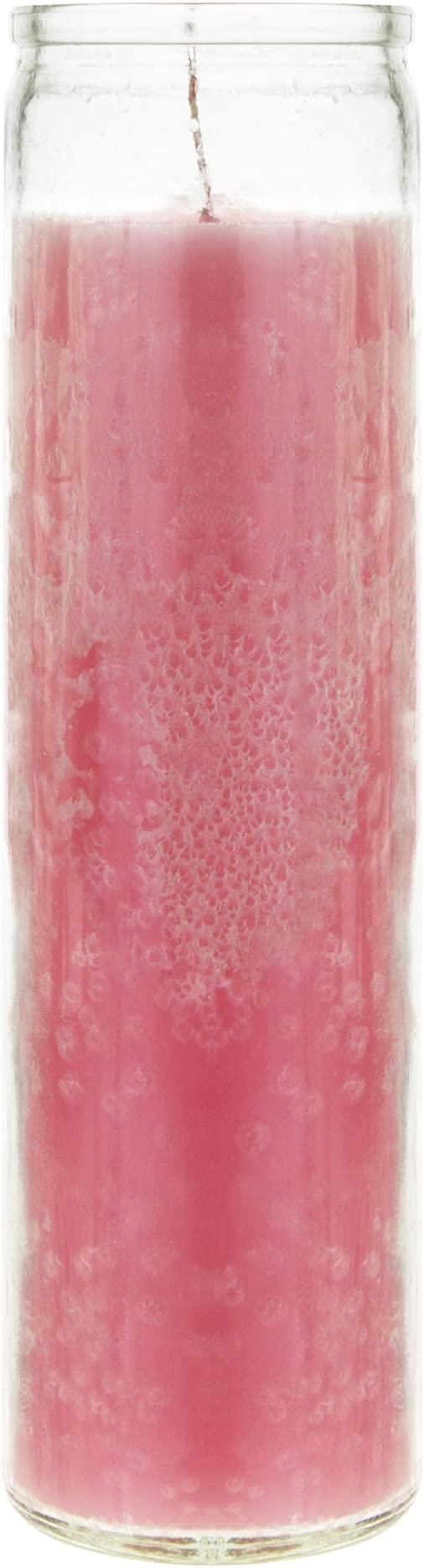 8" Glass 7 Day Candle - Various Colors