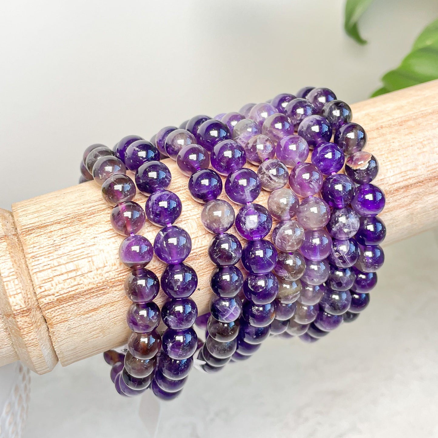 Crystal 8mm Beaded Bracelets