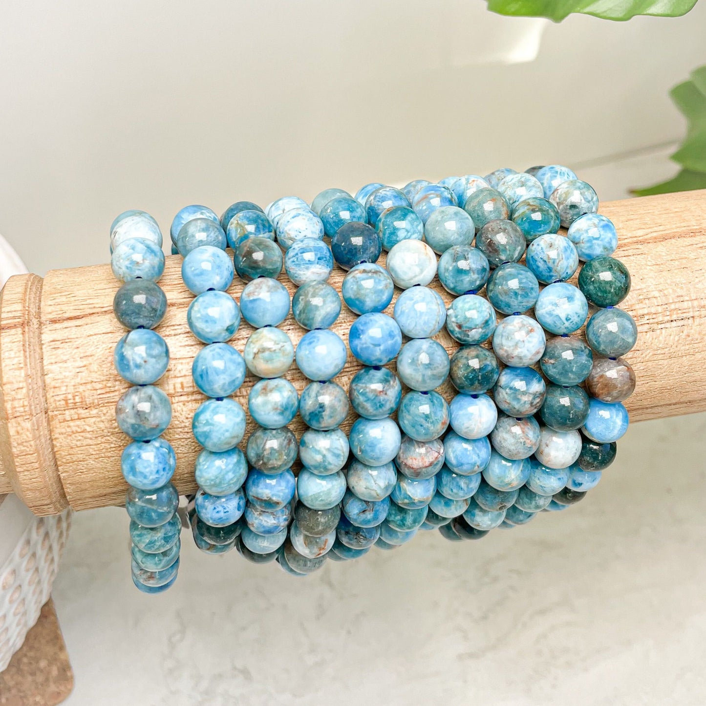 Crystal 8mm Beaded Bracelets