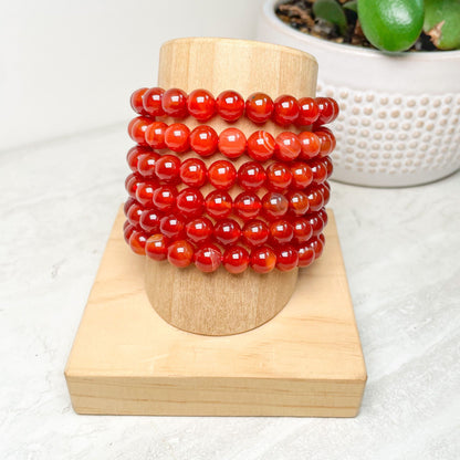 Crystal 8mm Beaded Bracelets