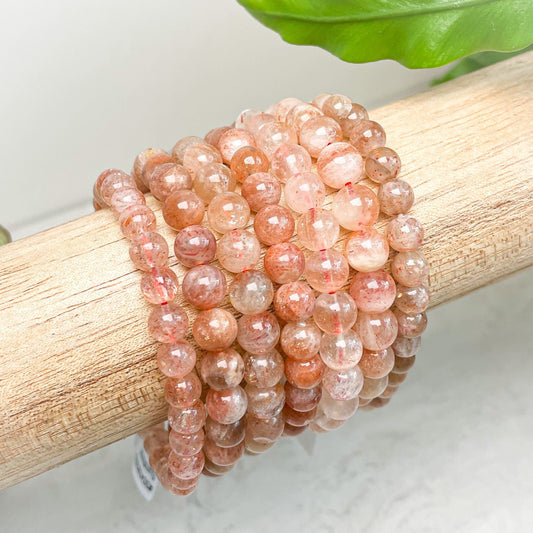 Crystal 8mm Beaded Bracelets