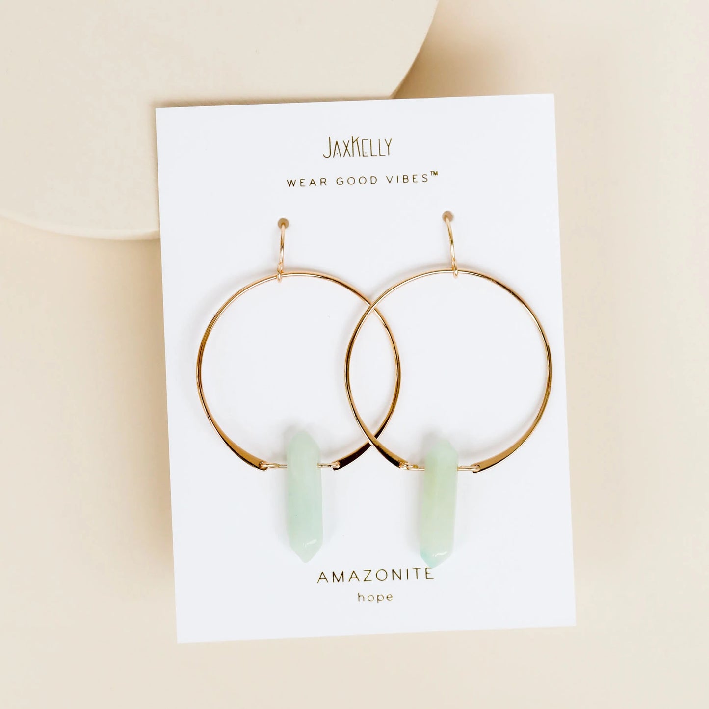 Crystal Hoop Earrings | Jax Kelly | Various Crystals