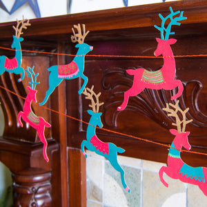 Handprinted Winter Holiday Garland - Various Designs | East End Press