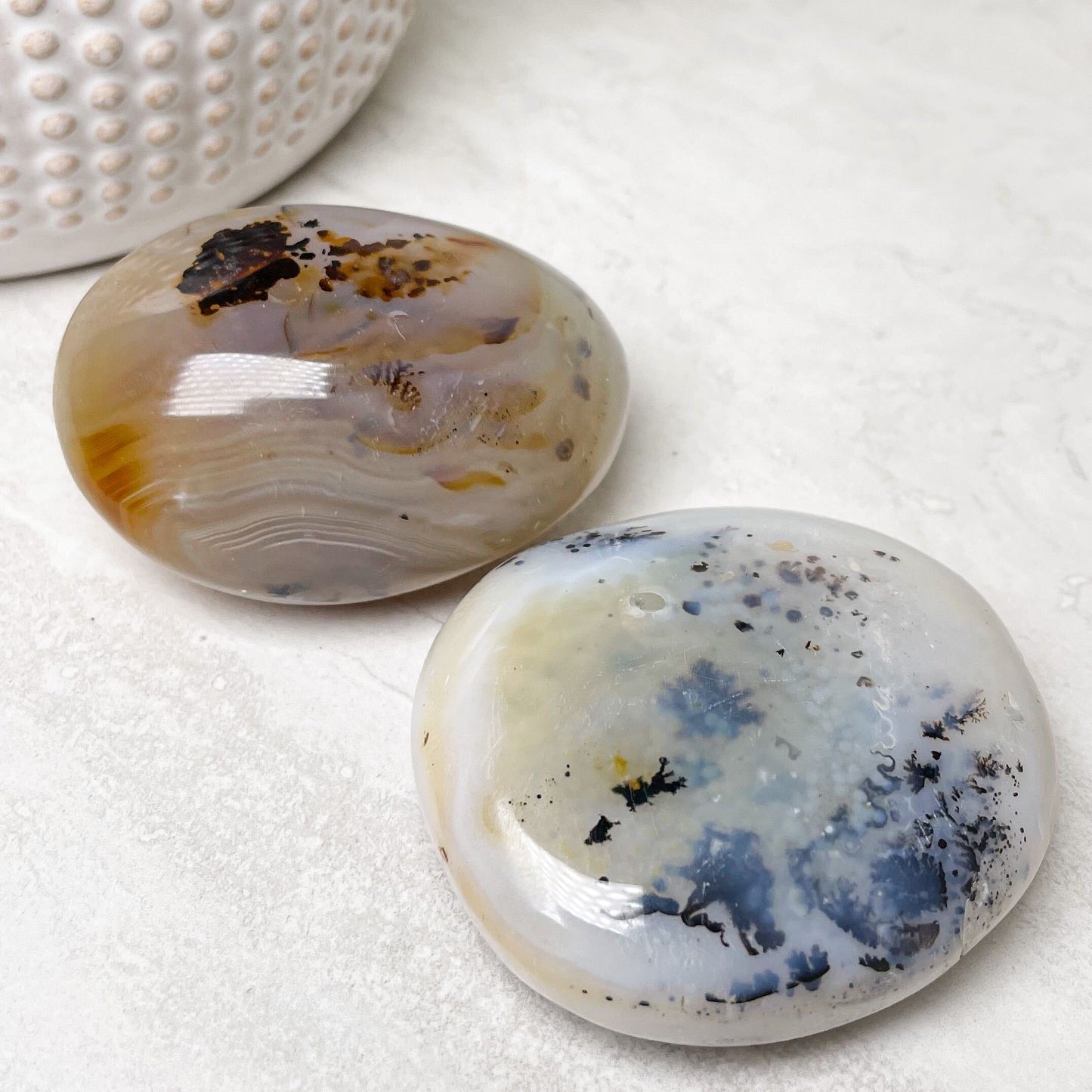 Dendritic Agate Palmstone 2"-3"