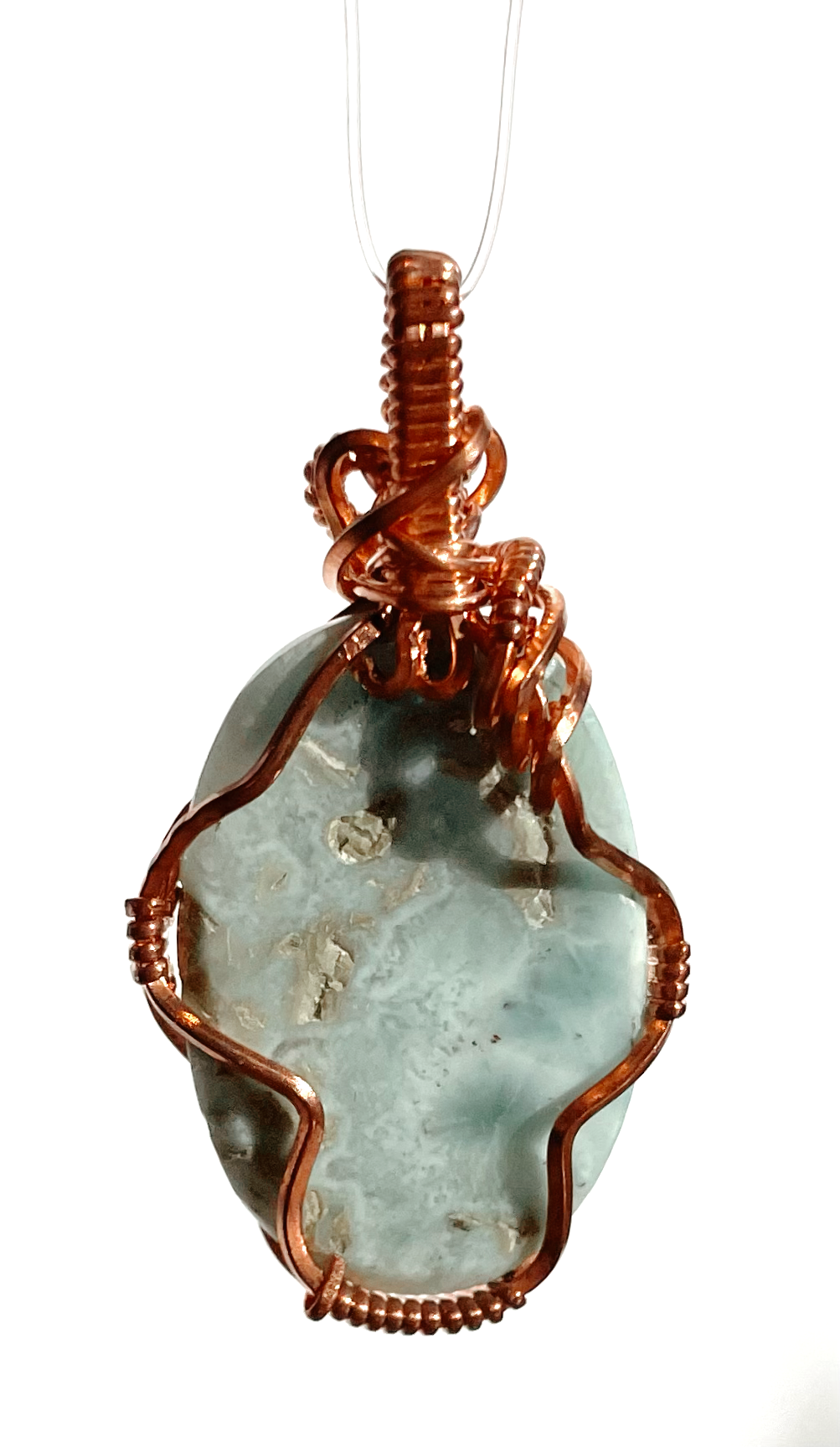 Copper Wire Wrapped Pendants | Various Stones