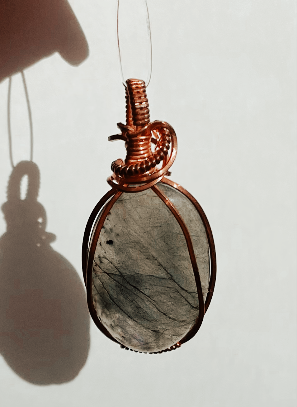 Copper Wire Wrapped Pendants | Various Stones