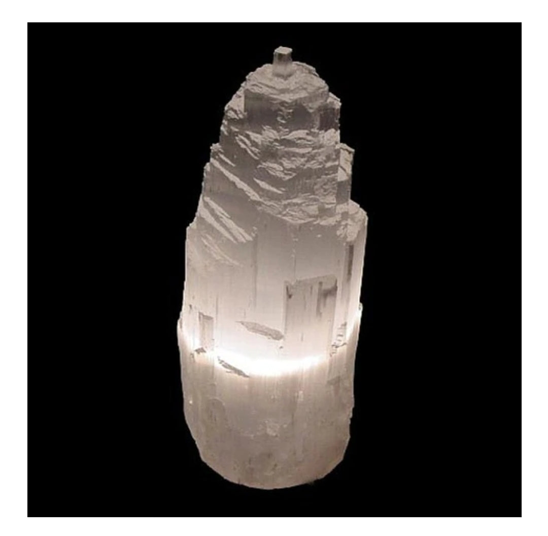 Selenite Lamp (Large)