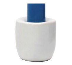 Large Chime Mini Candle Holder - White 1.5"