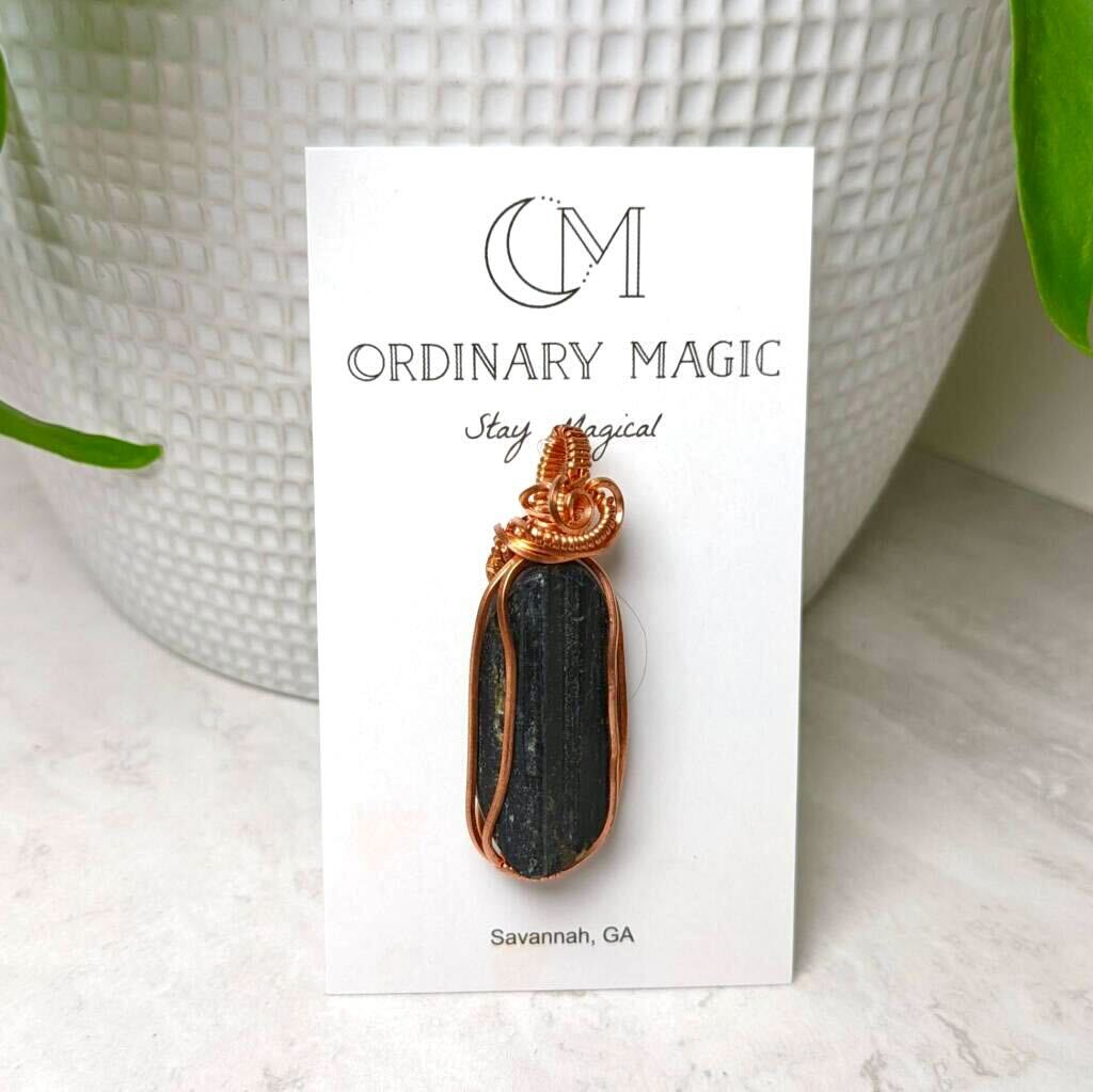 Copper Wire Wrapped Pendants | Various Stones