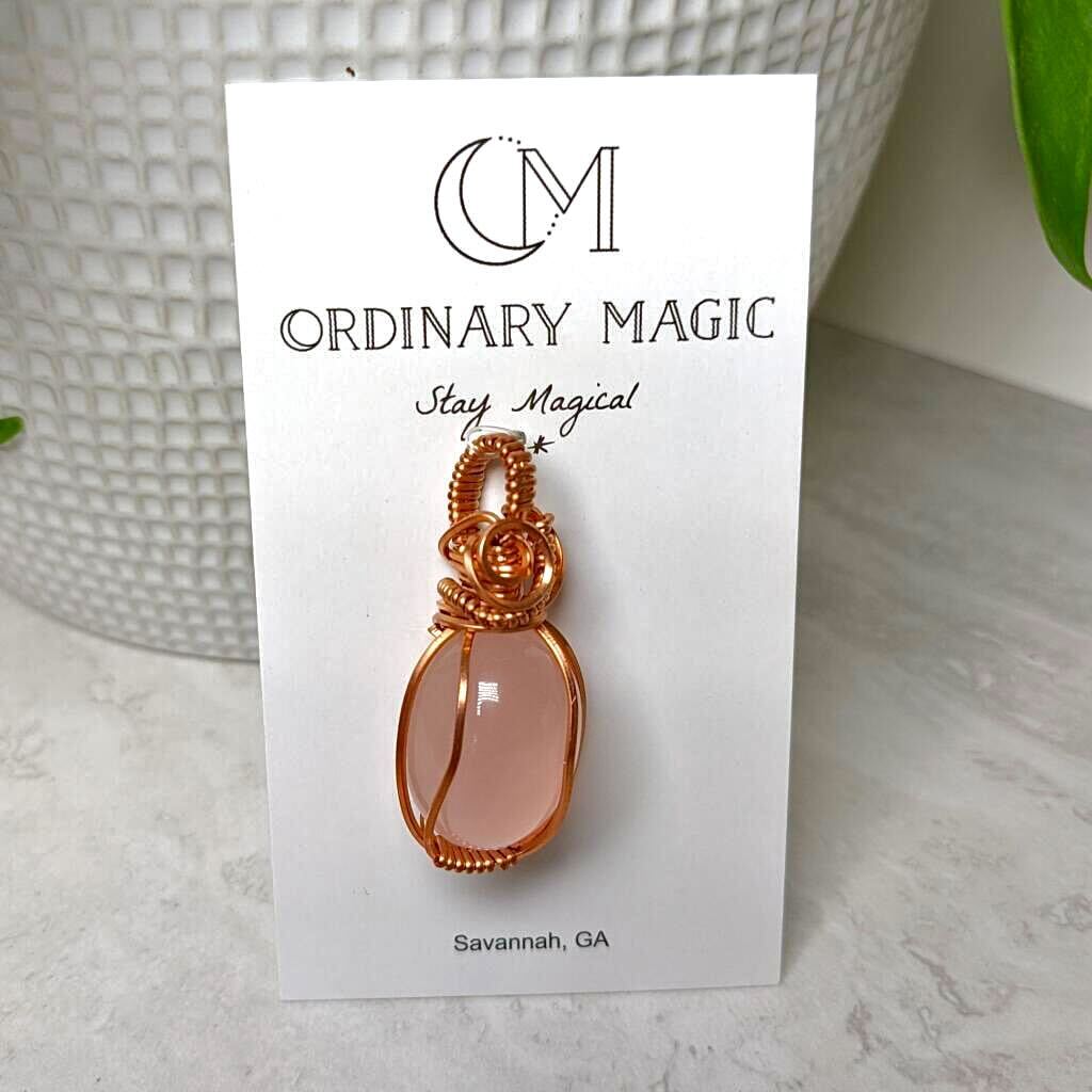 Copper Wire Wrapped Pendants | Various Stones