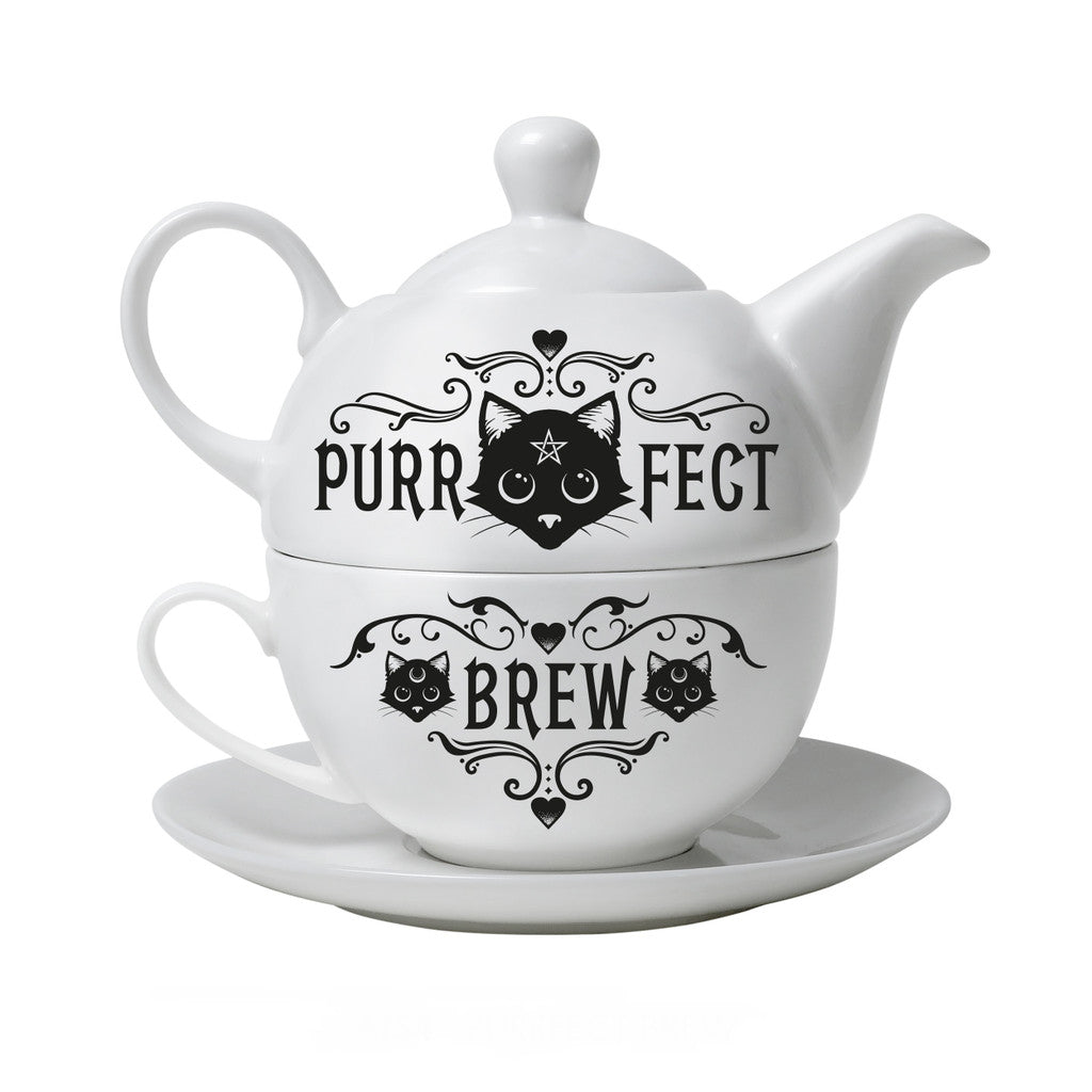 Purrfect Brew Tea Set