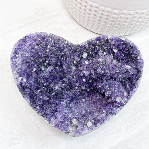 Amethyst Geode Hearts