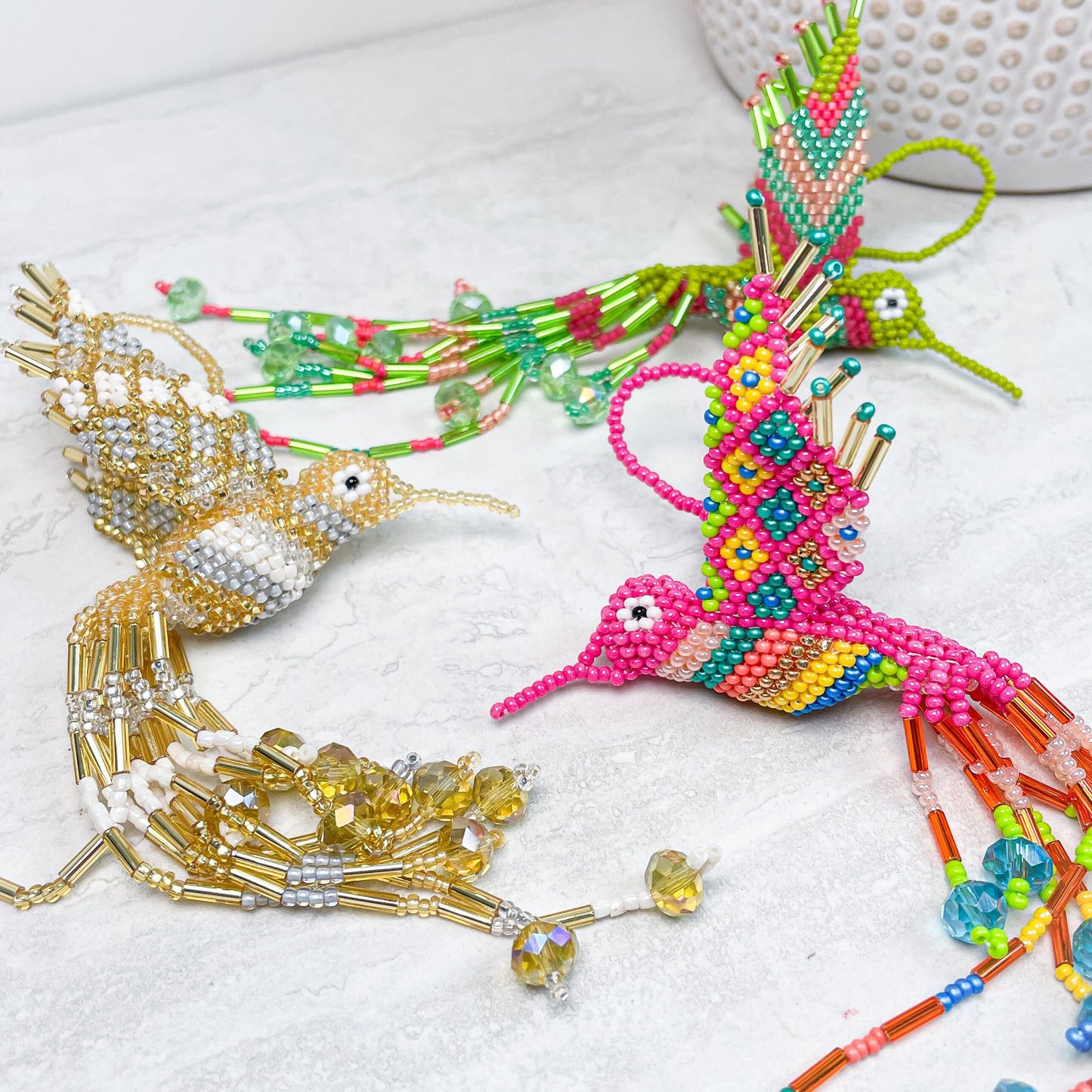 Seed Bead Hanging Animal Decor | Handcrafted in Guatemala