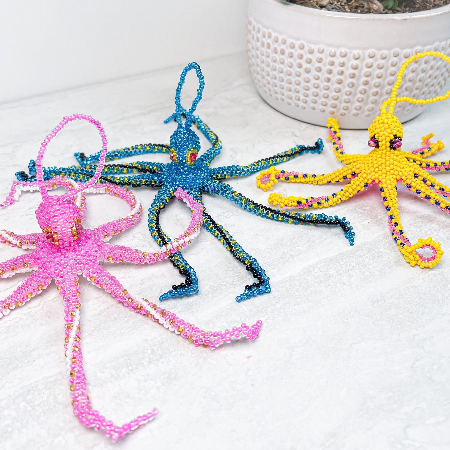 Seed Bead Hanging Animal Decor | Handcrafted in Guatemala