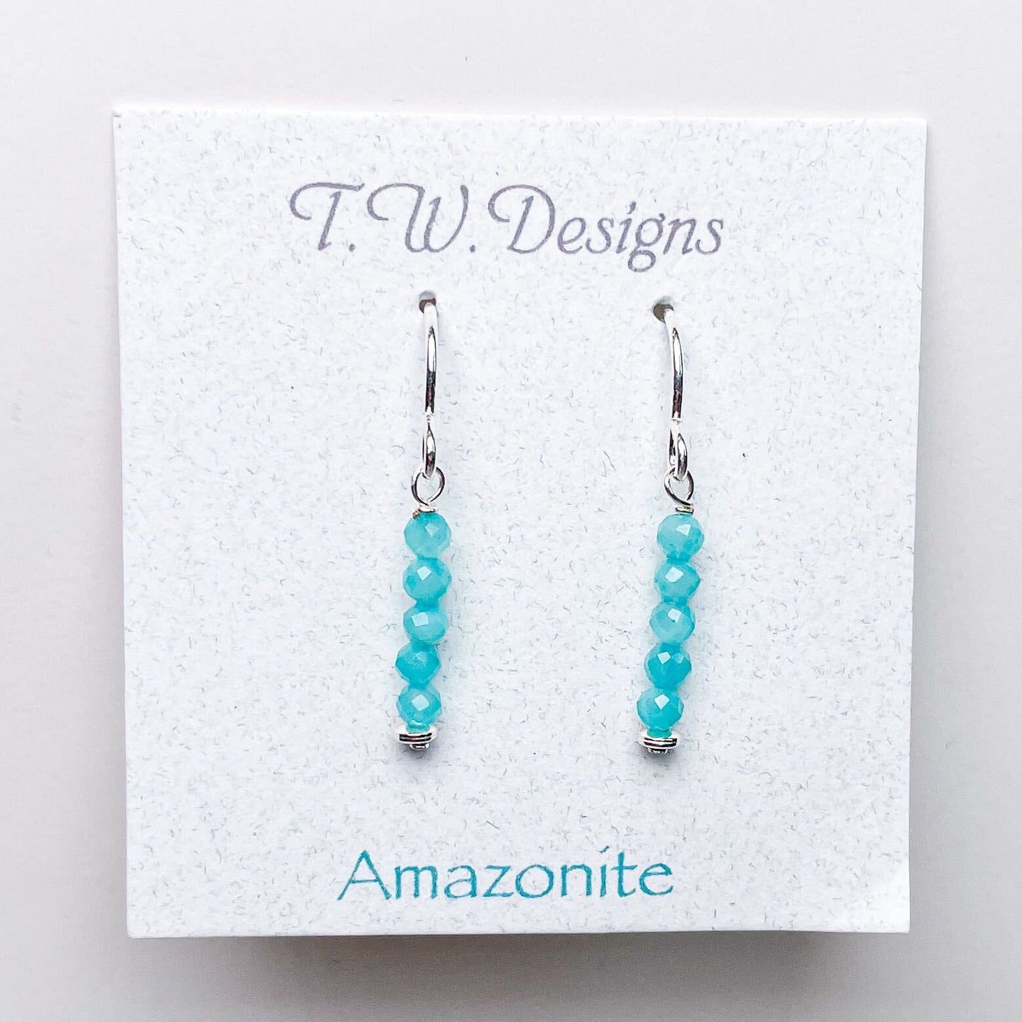 Dainty Beaded Crystal Earrings