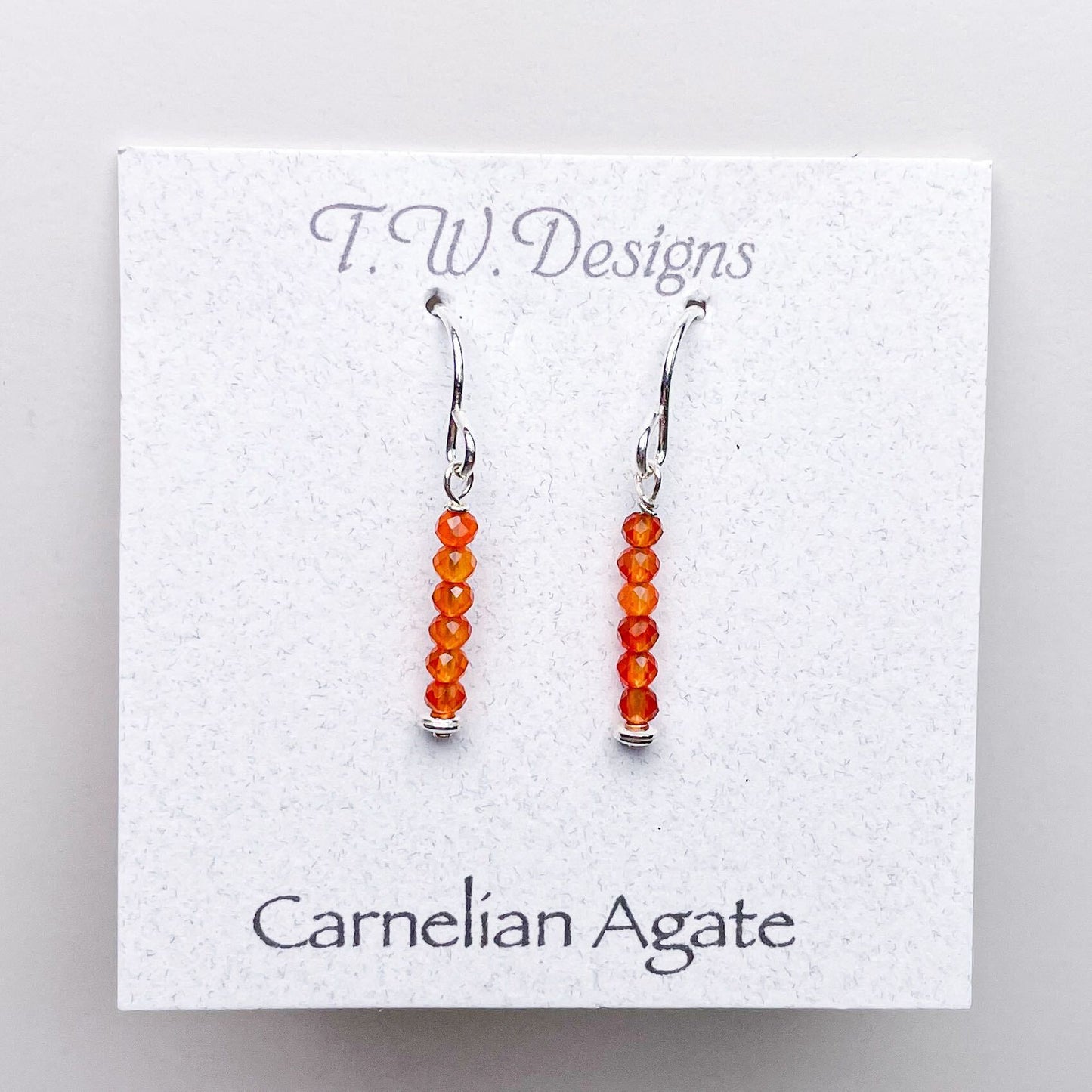 Dainty Beaded Crystal Earrings