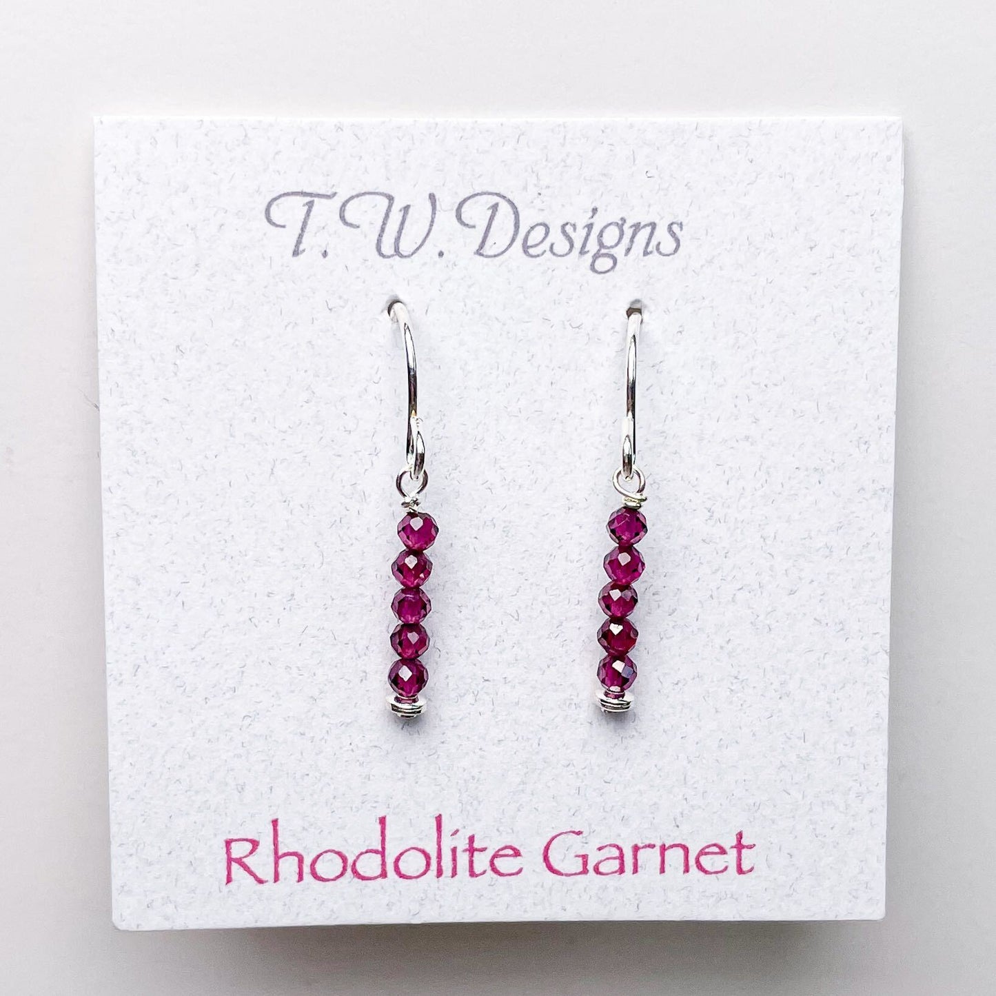 Dainty Beaded Crystal Earrings