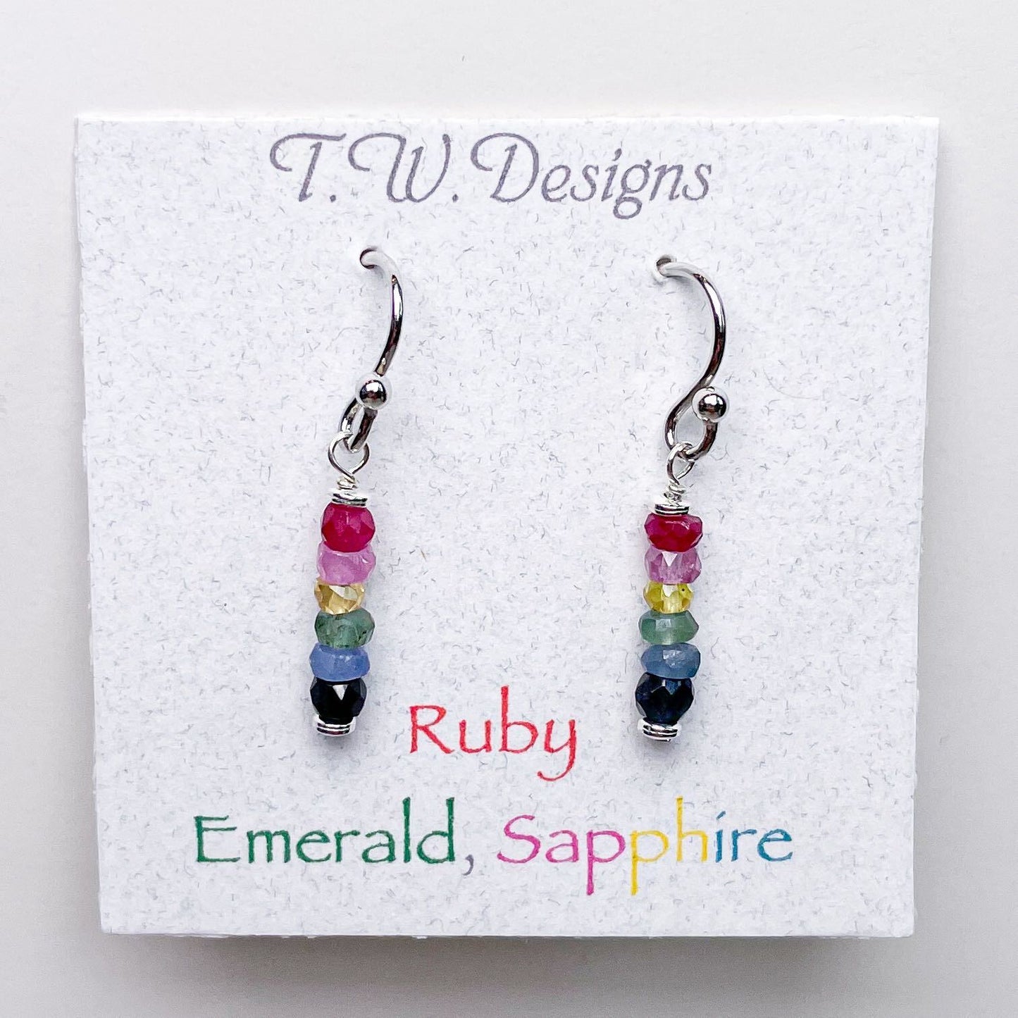 Dainty Beaded Crystal Earrings