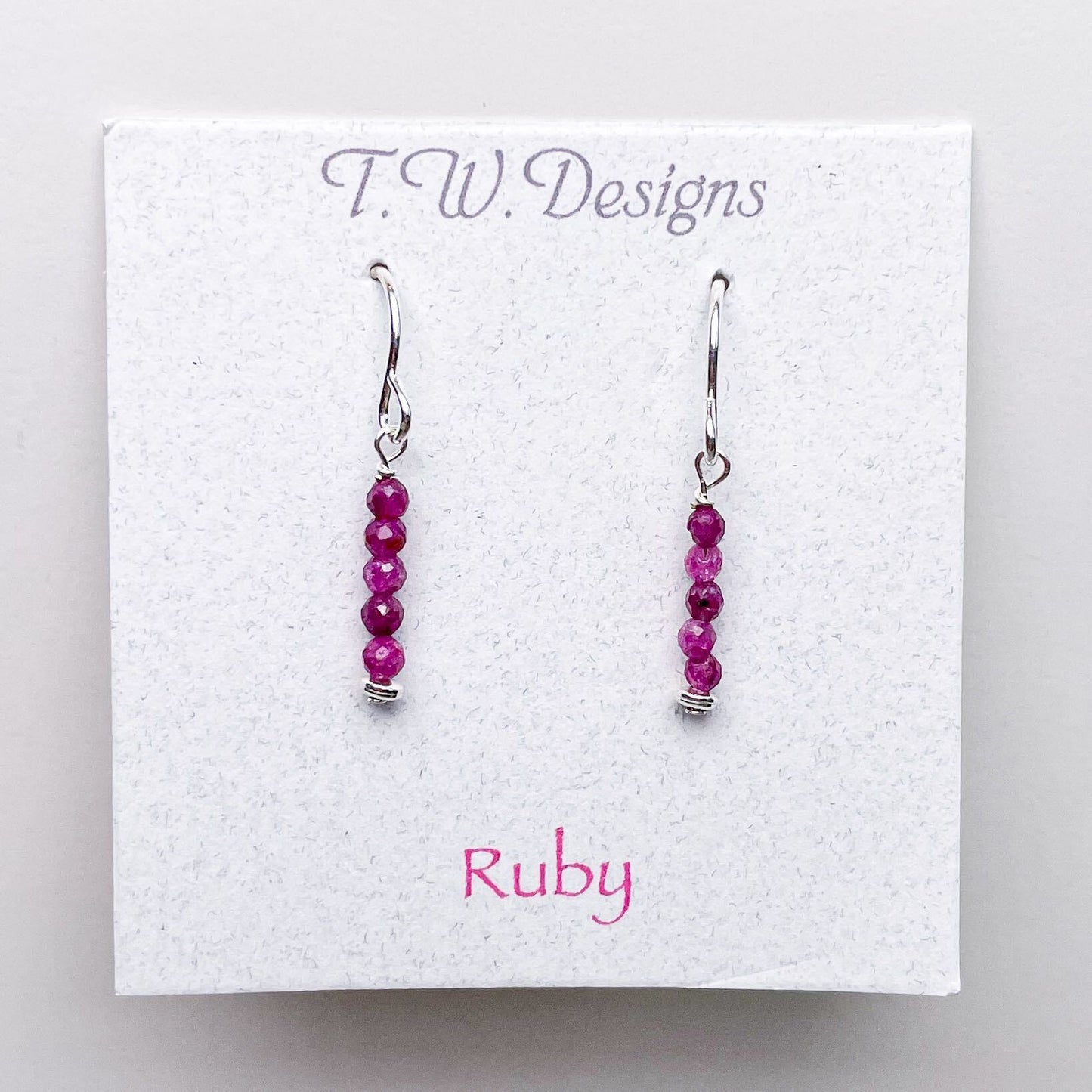 Dainty Beaded Crystal Earrings