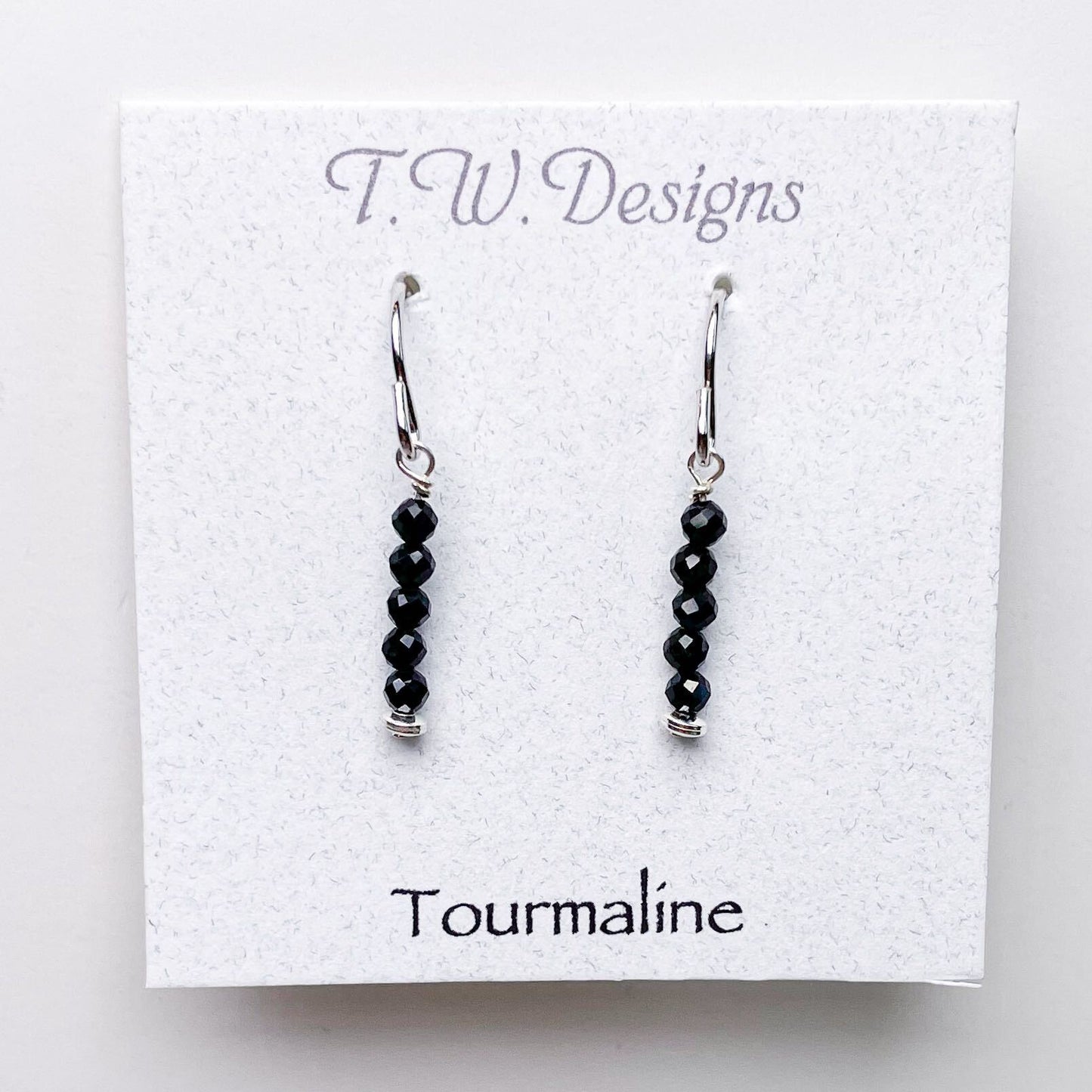 Dainty Beaded Crystal Earrings