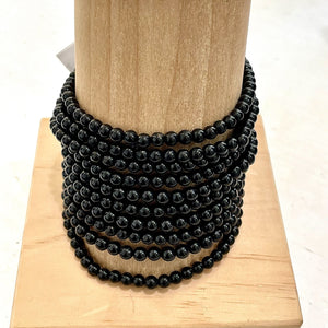 Crystal 4mm Beaded Bracelets