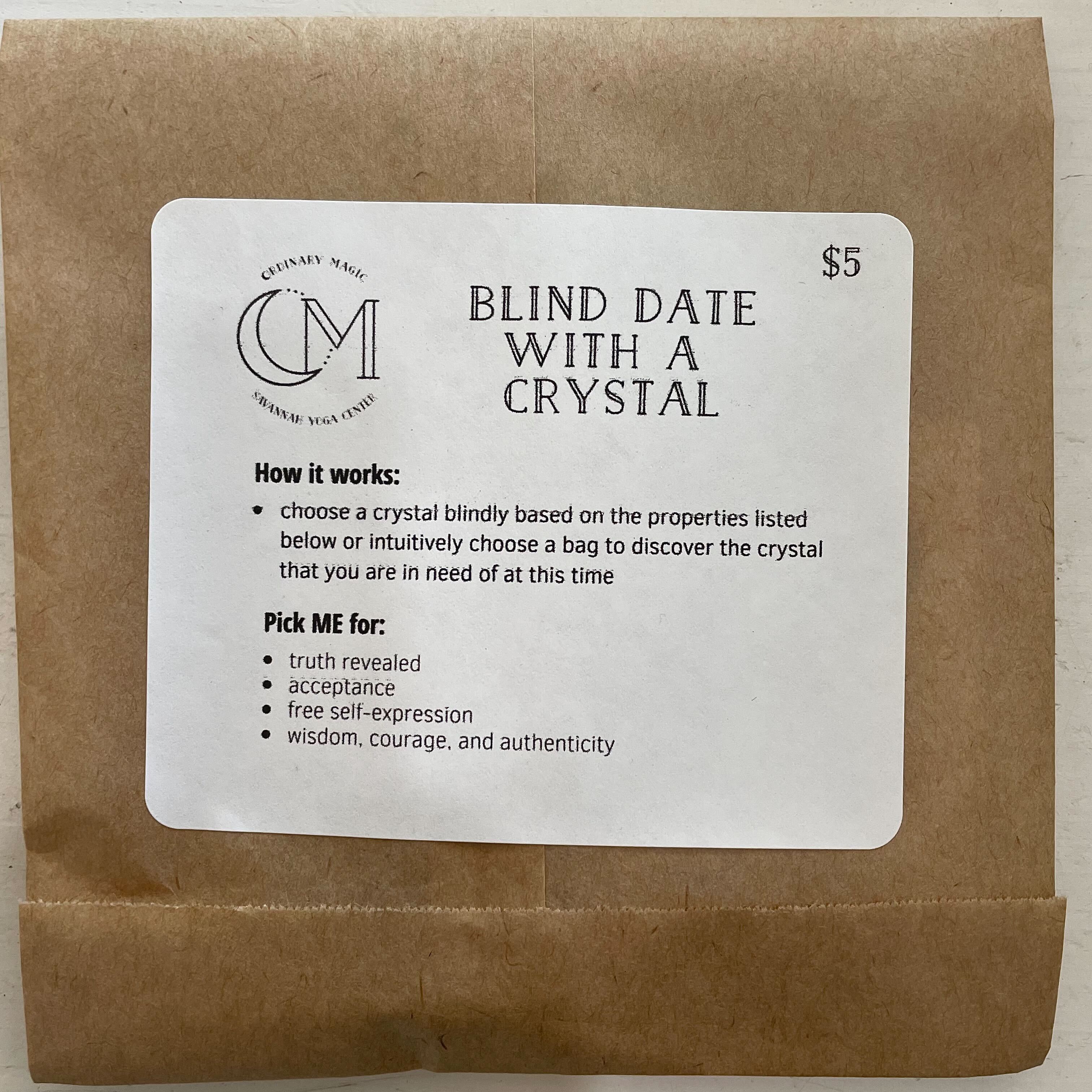 "Blind Date With a Crystal" Bags