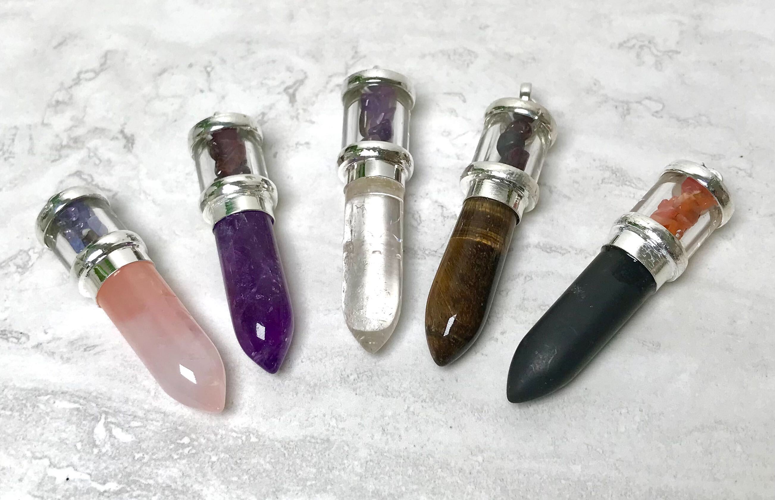 Bullet Pendulums | Assorted Crystals