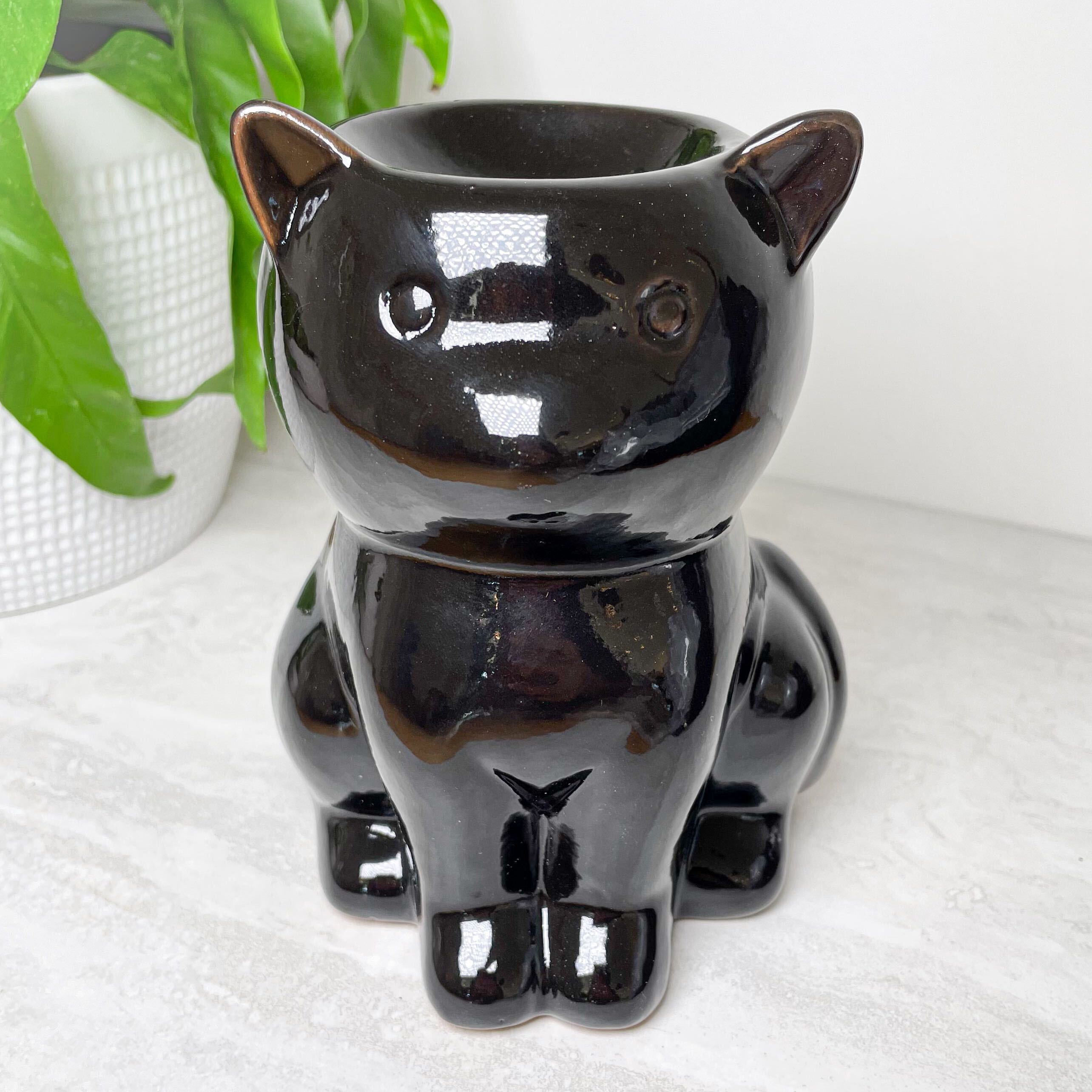 Black Cat Ceramic Oil + Wax Burner