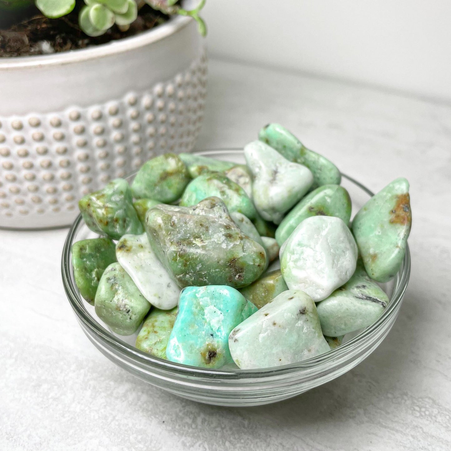 Chrysoprase Tumbles 1"-1.5"