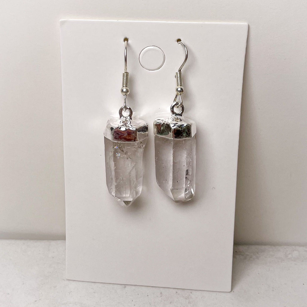 Clear Quartz Earrings