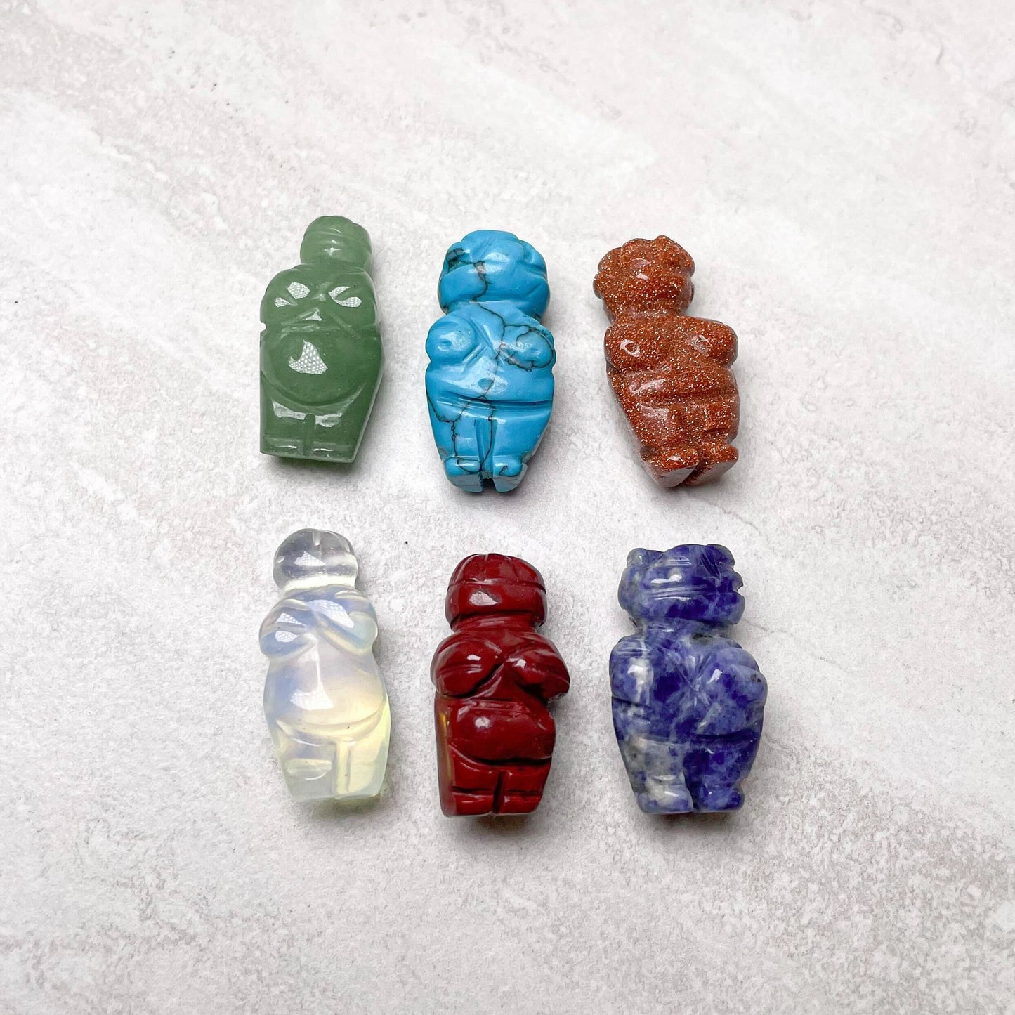 Crystal Venus Mini Statues, Assorted