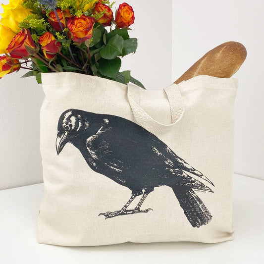 Canvas Tote Bags | Raven, Snakes, Bats