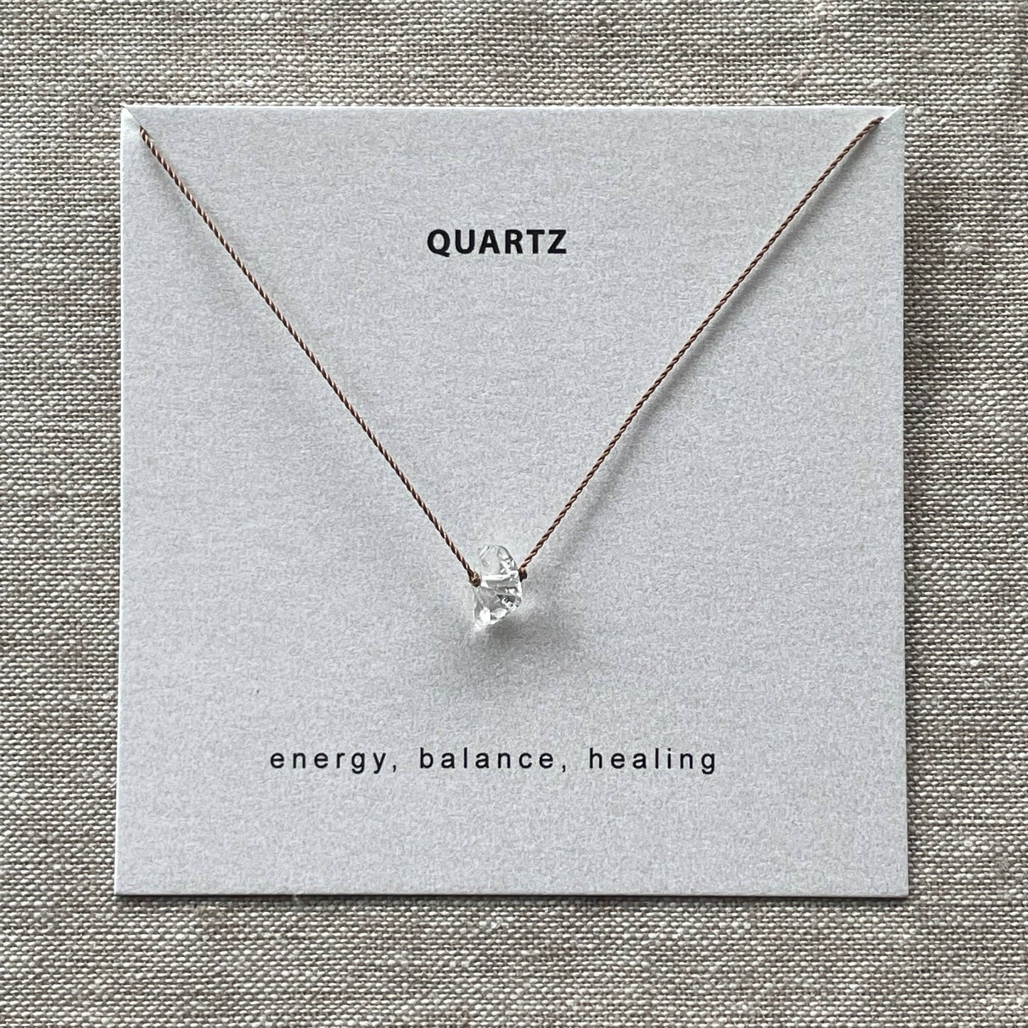 Raw Gemstone Minimalist Necklaces | Various Crystals