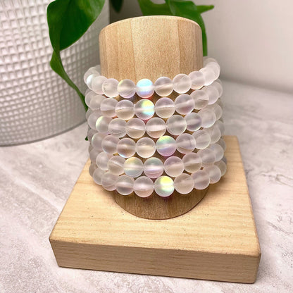 Crystal 8mm Beaded Bracelets