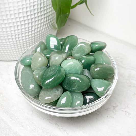 Green Aventurine Tumbles 1"