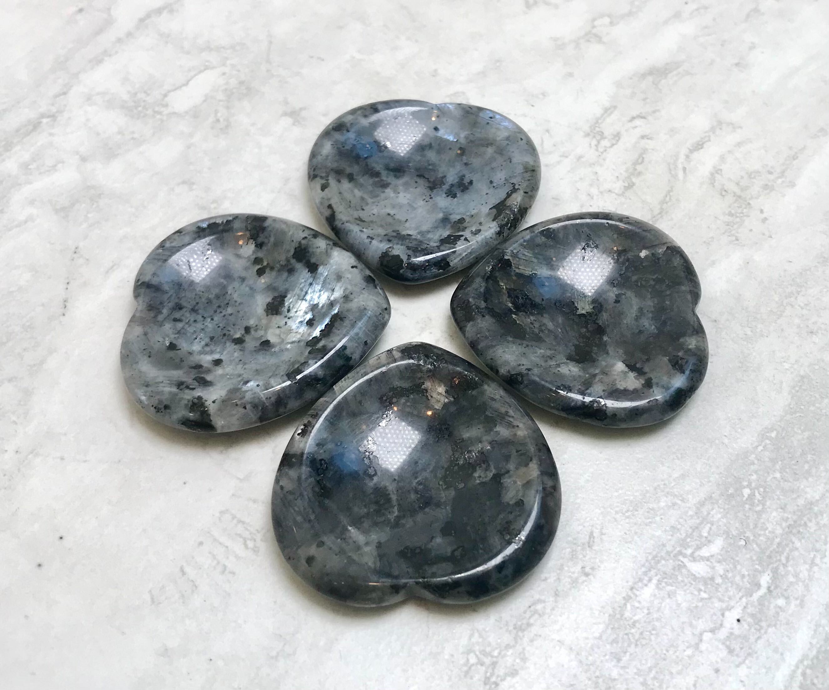 Heart Shaped Worry Stones | Various Crystals