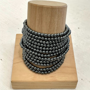 Crystal 4mm Beaded Bracelets