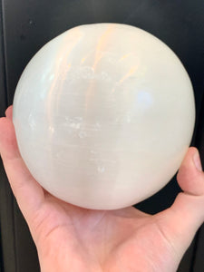 Selenite White Sphere