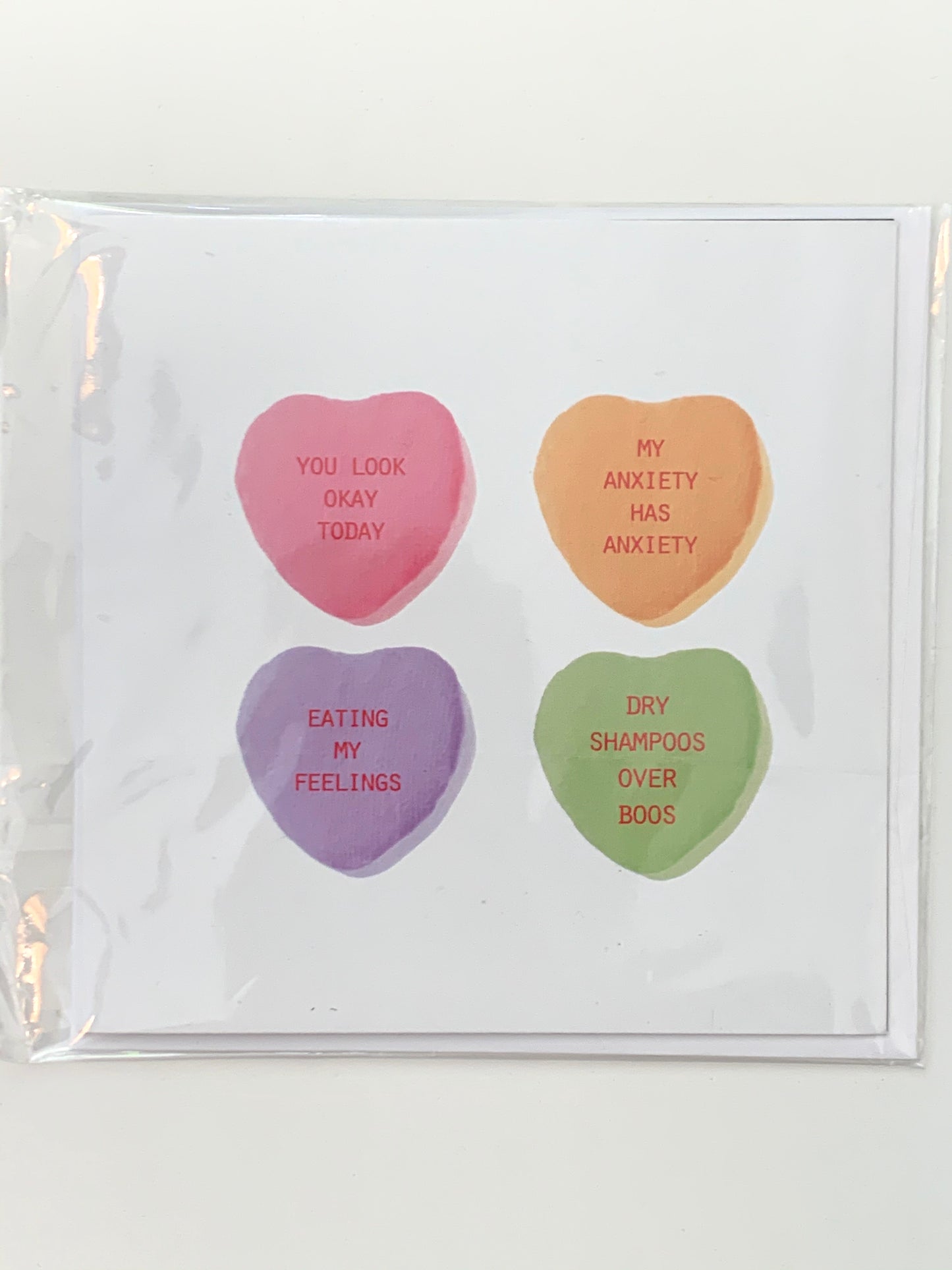 Valentines Day | Realistic Candy Hearts Card