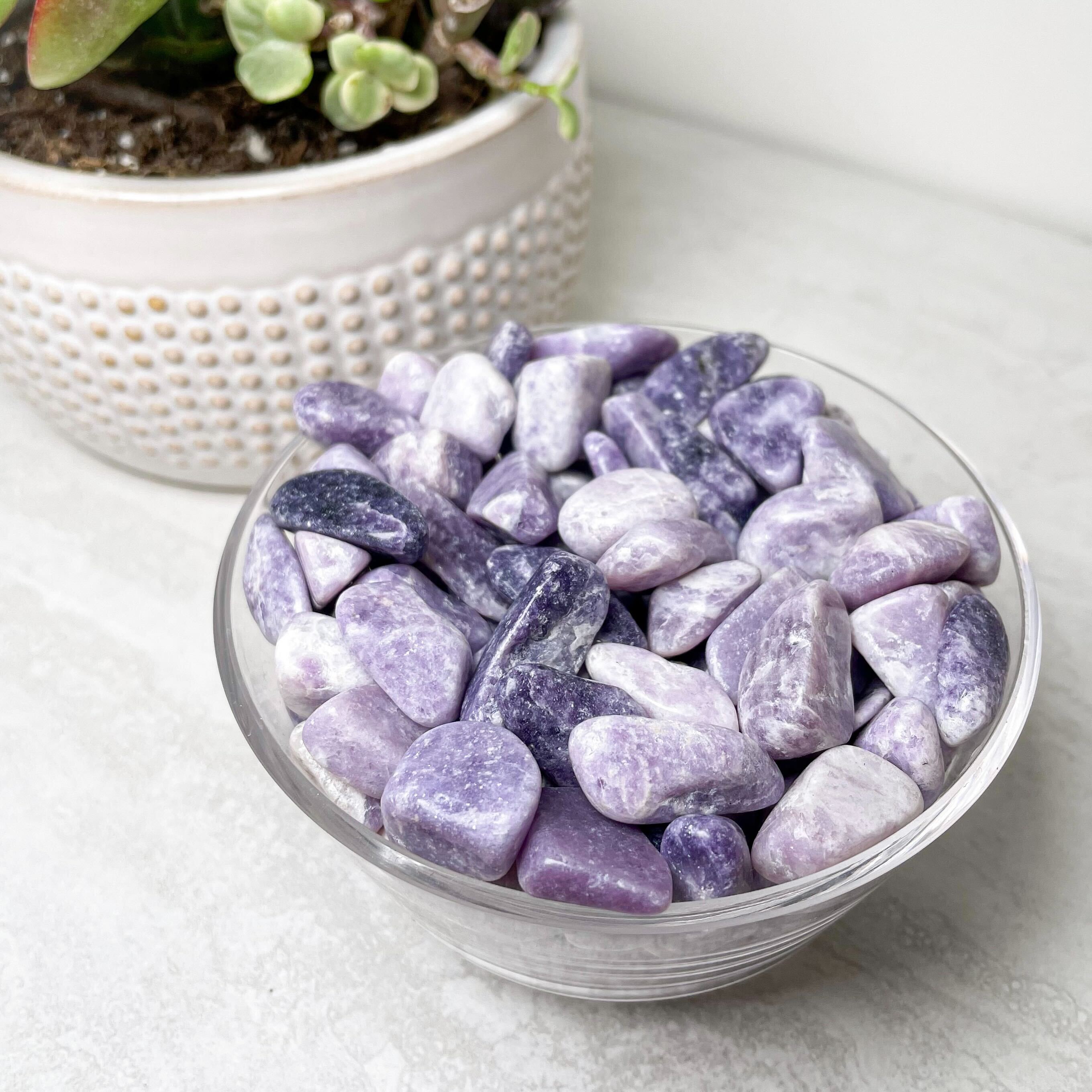Lepidolite Tumbles .5"-1"