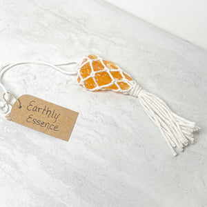Earthly Essence Macrame Crystal Hangers